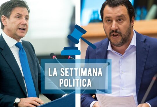 la settimana politica conte