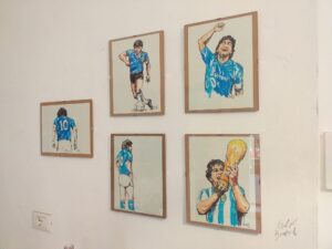 opere su Maradona in mostra